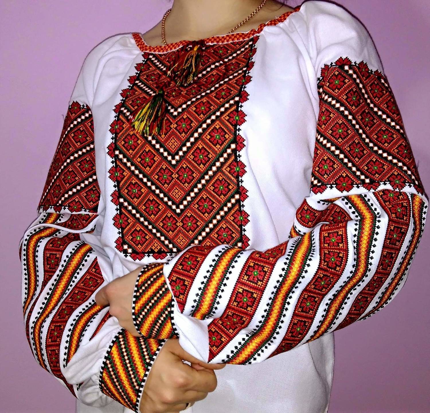 Вишиванка, жіноча вишивана блузка (Арт. 02296)