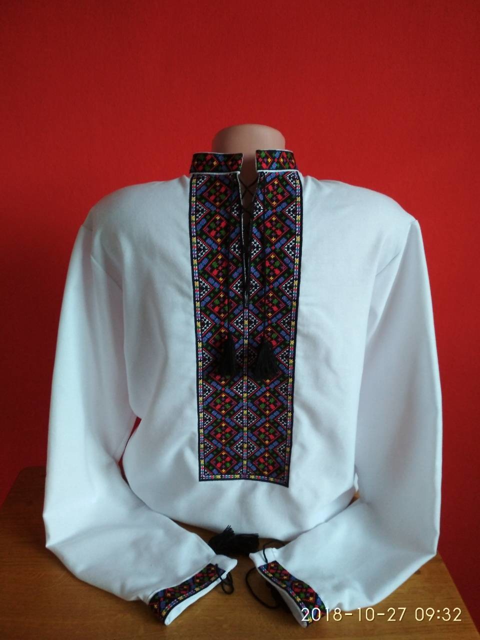 Вишиванка, чоловіча вишита сорочка (Арт. 02309)