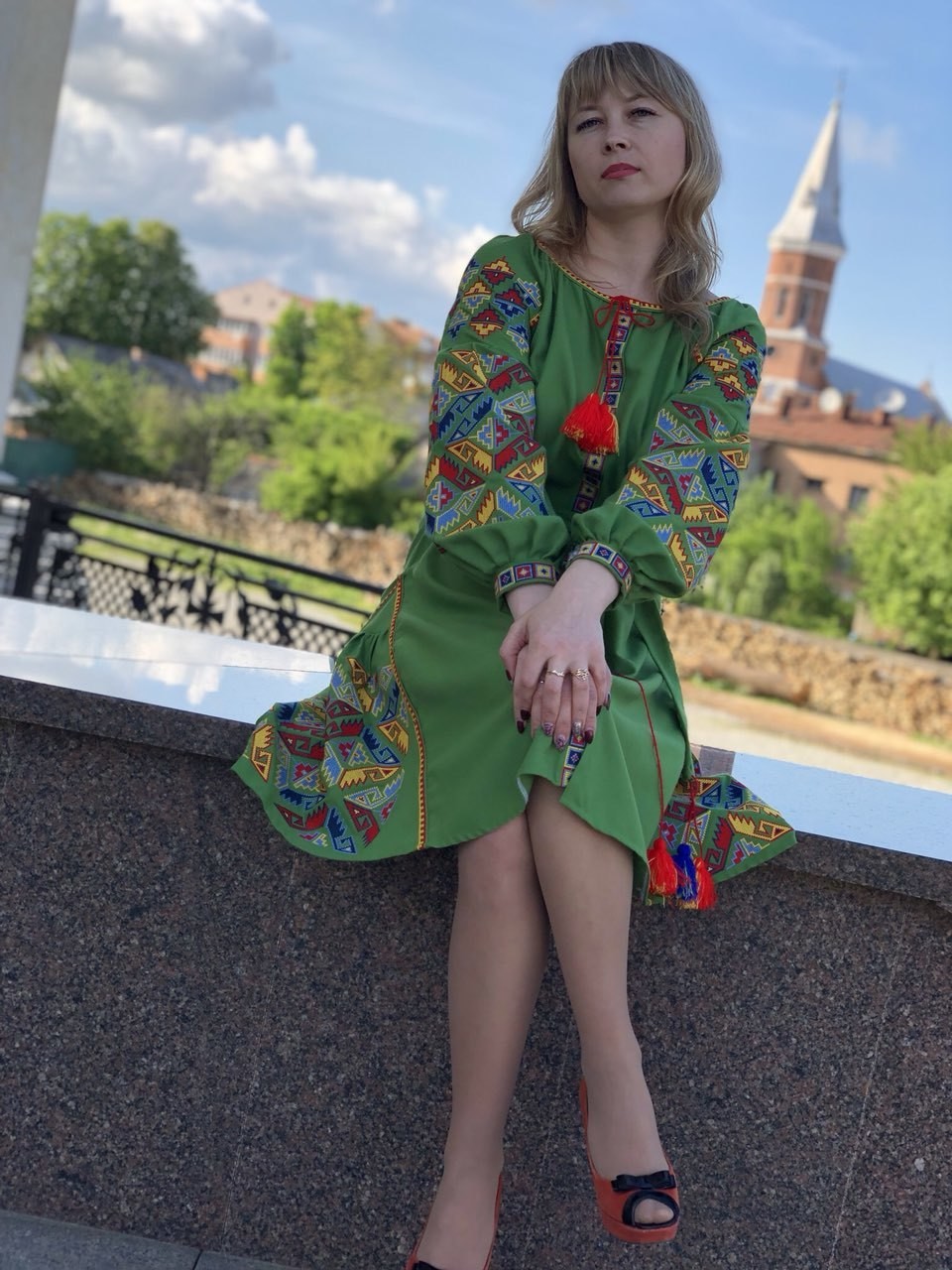 Вишиванка жіноча, сукня вишивана &quot;Бохо&quot;(Арт. 02279)