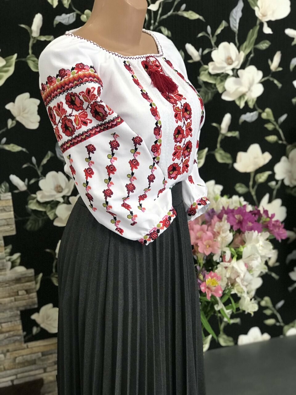 Вишиванка, жіноча вишивана блузка (Арт. 02332)
