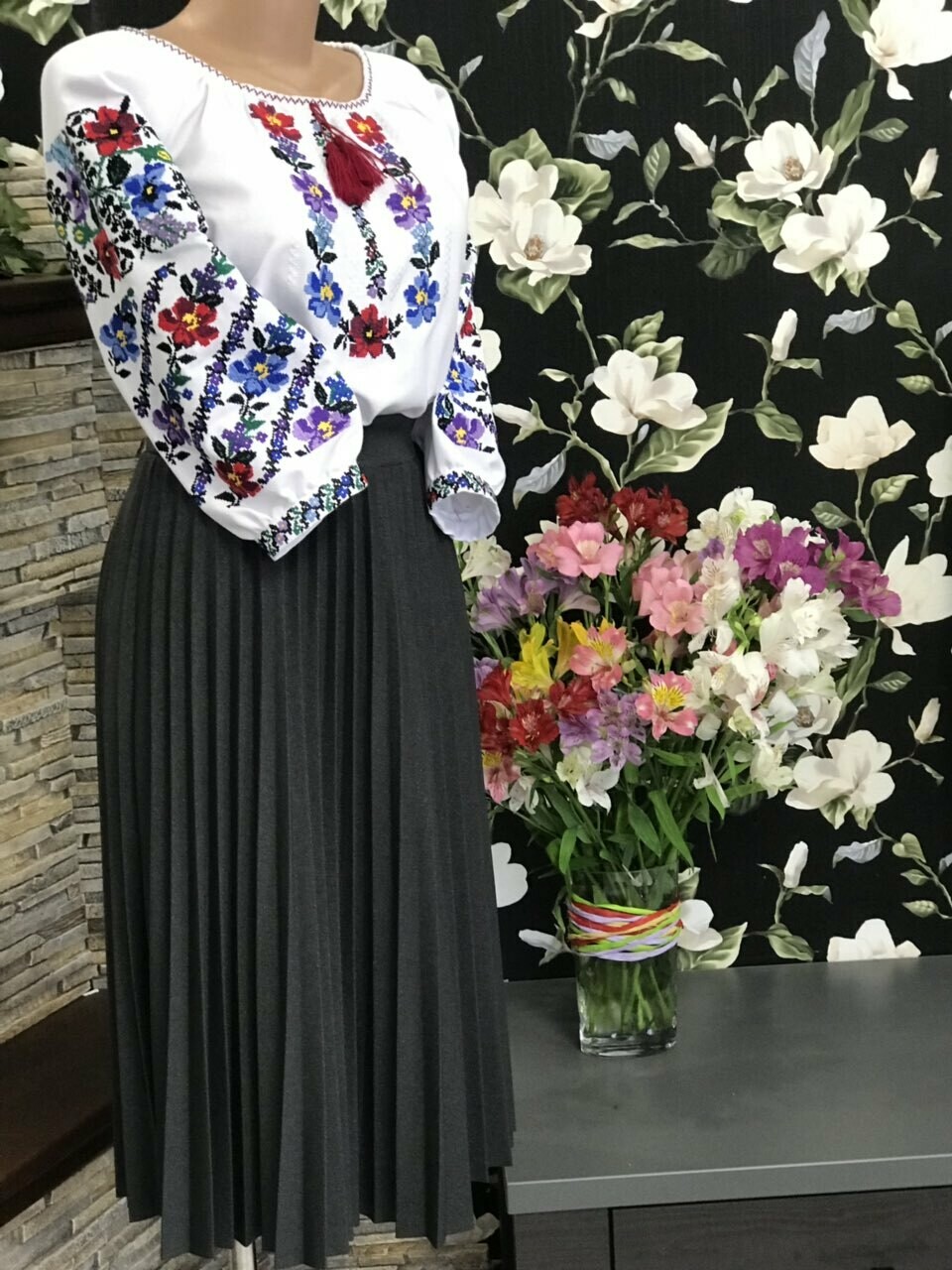 Вишиванка, жіноча вишивана блузка (Арт. 02333)