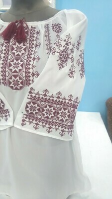Вишиванка, жіноча вишивана блузка (Арт. 02366)