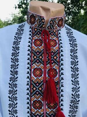 Вишиванка, чоловіча вишита сорочка (Арт. 02373)