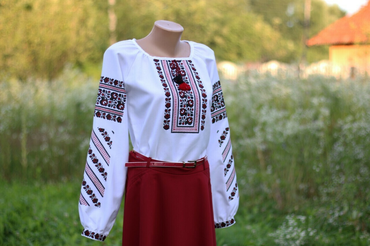 Вишиванка, жіноча вишивана блузка &quot;Борщівська&quot; (Арт. 01049)