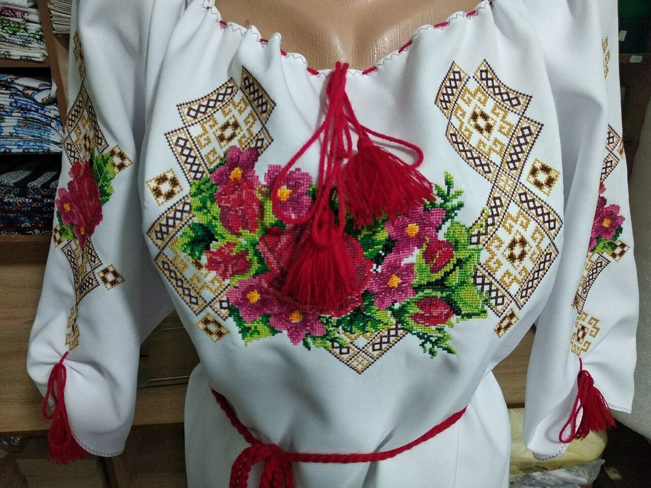 Вишиванка, жіноча вишивана блузка (Арт. 02383)