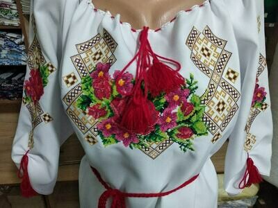 Вишиванка, жіноча вишивана блузка (Арт. 02383)