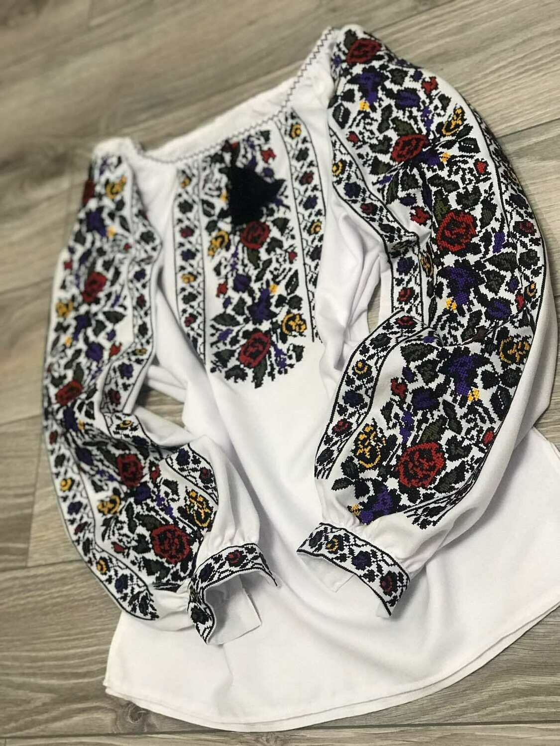 Вишиванка, жіноча вишивана блузка (Арт. 02459)