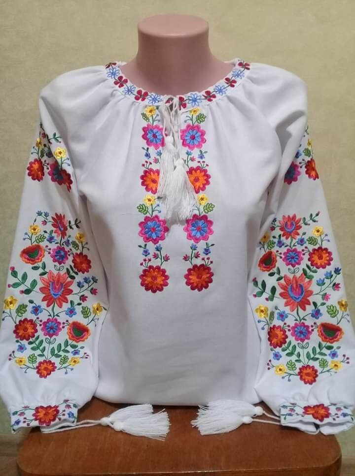 Вишиванка, жіноча вишивана блузка (Арт. 02487)
