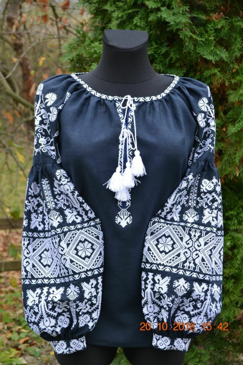 Вишиванка, жіноча вишивана блузка (Арт. 02490)