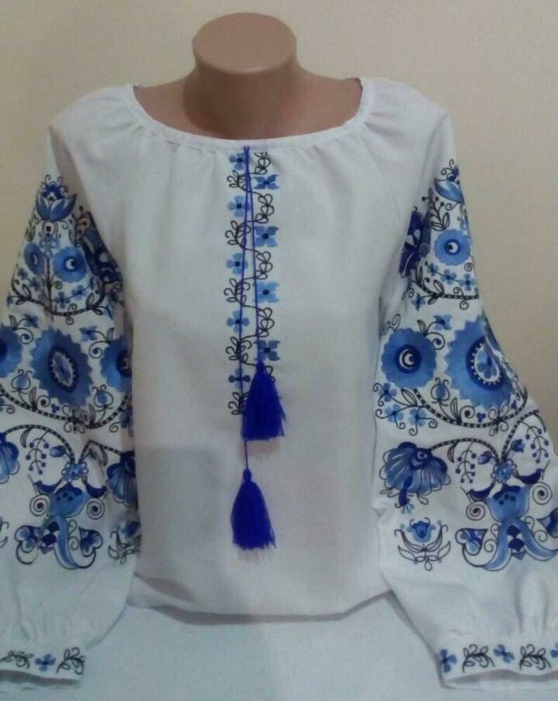 Вишиванка, жіноча вишивана блузка (Арт. 02515)