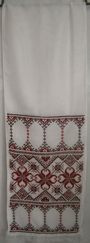 #рушник вишиваний на панамі (Арт. 00590)