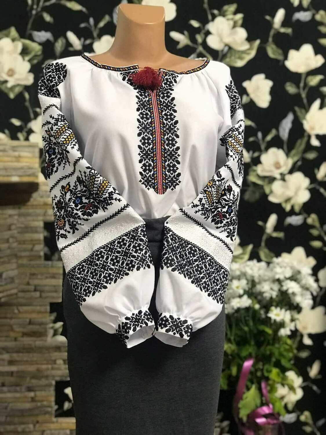 Вишиванка, жіноча вишивана блузка (Арт. 02520)
