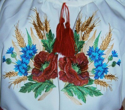 #вишиванка, сукня вишивана з квітами