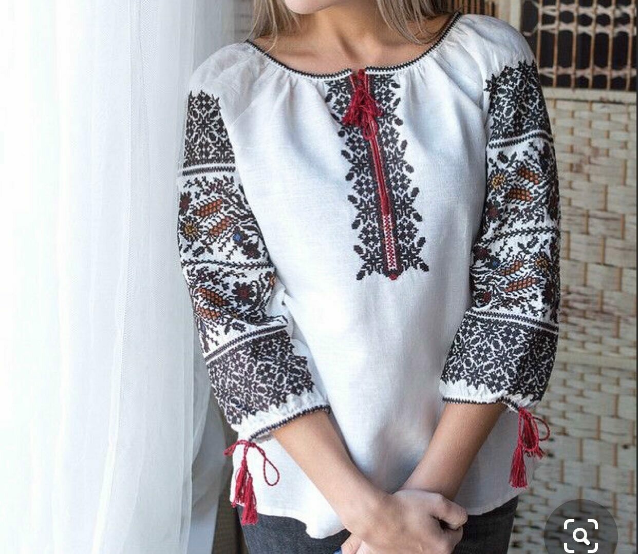Вишиванка, жіноча вишивана блузка (Арт. 02599)