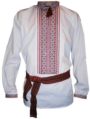 Вишиванка ручної роботи, чоловіча "Степівка" (Арт. 00189 Вишиванка ручної роботи, чоловіча "Степівка" (Арт. 00189