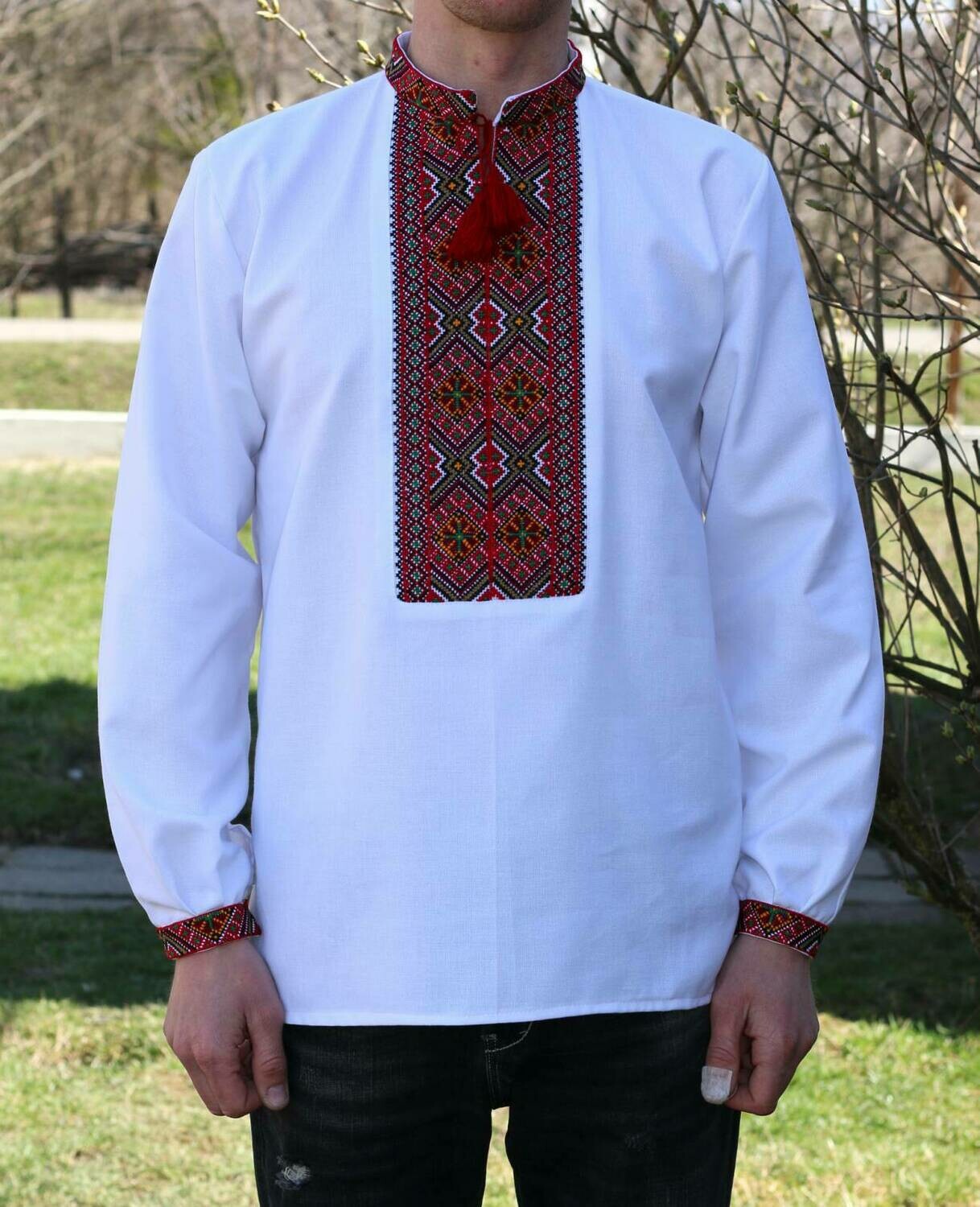 Вишиванка, чоловіча вишита сорочка &quot;Гуцульська особлива&quot; (Арт. 00279)