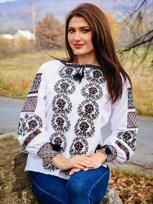 Вишиванка, жіноча вишивана блузка (Арт. 02227)