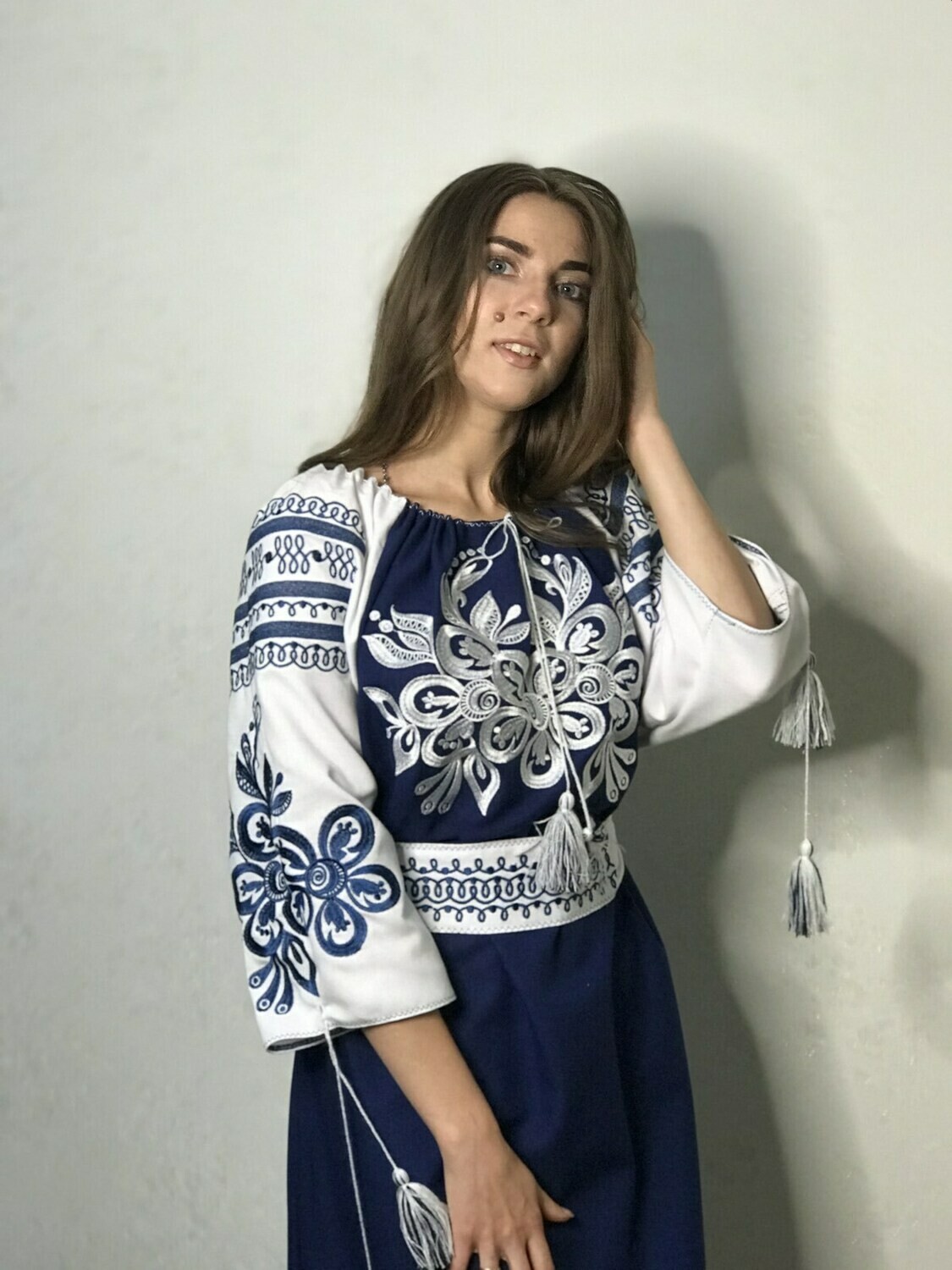 Неймовірно красива жіноча вишивана сукня &quot;Чарівні Квіти&quot;(Арт. 02017).