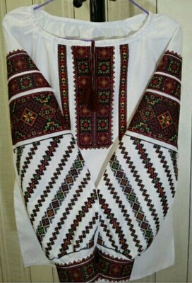 Вишиванка, жіноча вишивана блузка "Борщівська" (Арт. 02895)