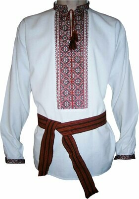 Вишиванка ручної роботи, чоловіча сорочка &quot;Косівська&quot; (Арт. 00214)