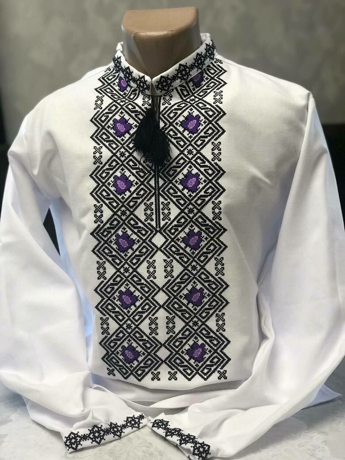 Вишиванка, чоловіча вишита сорочка (Арт. 02705)
