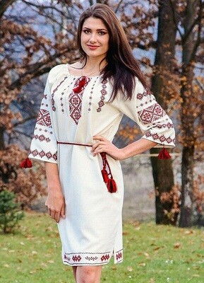 Вишиванка жіноча, сукня "Українська традиційна" (Арт. 02483)