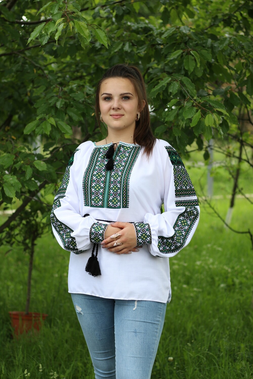 Вишиванка, жіноча вишивана блузка (Арт. 03151)
