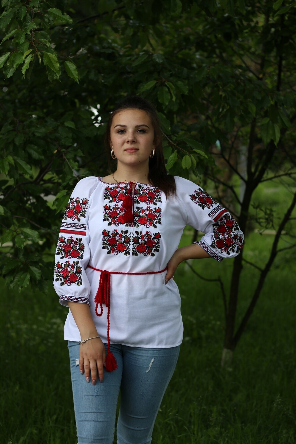 Вишиванка, жіноча вишивана блузка (Арт. 03150)