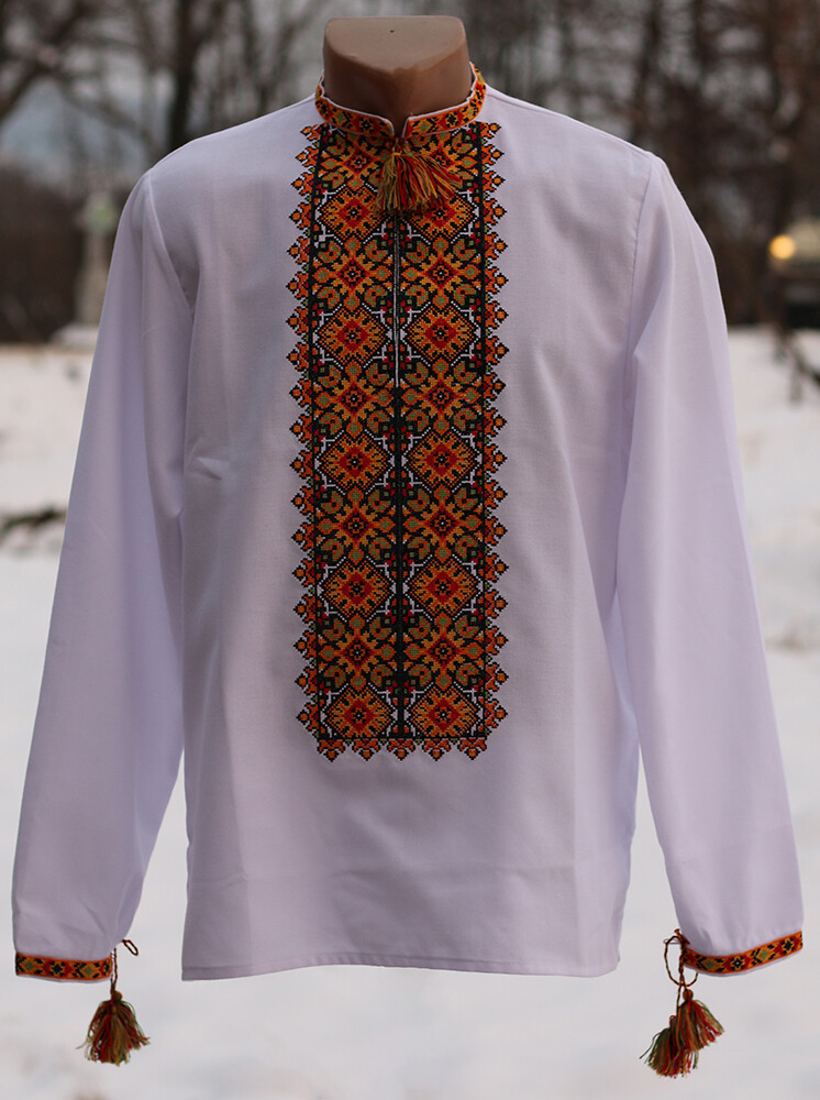 Вишиванка, чоловіча вишита сорочка (Арт. 02774)