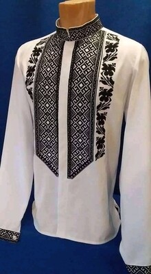 Вишиванка, чоловіча вишита сорочка на домотканому полотні (Арт. 02798) Вишиванка, чоловіча вишита сорочка на домотканому полотні (Арт. 02798)