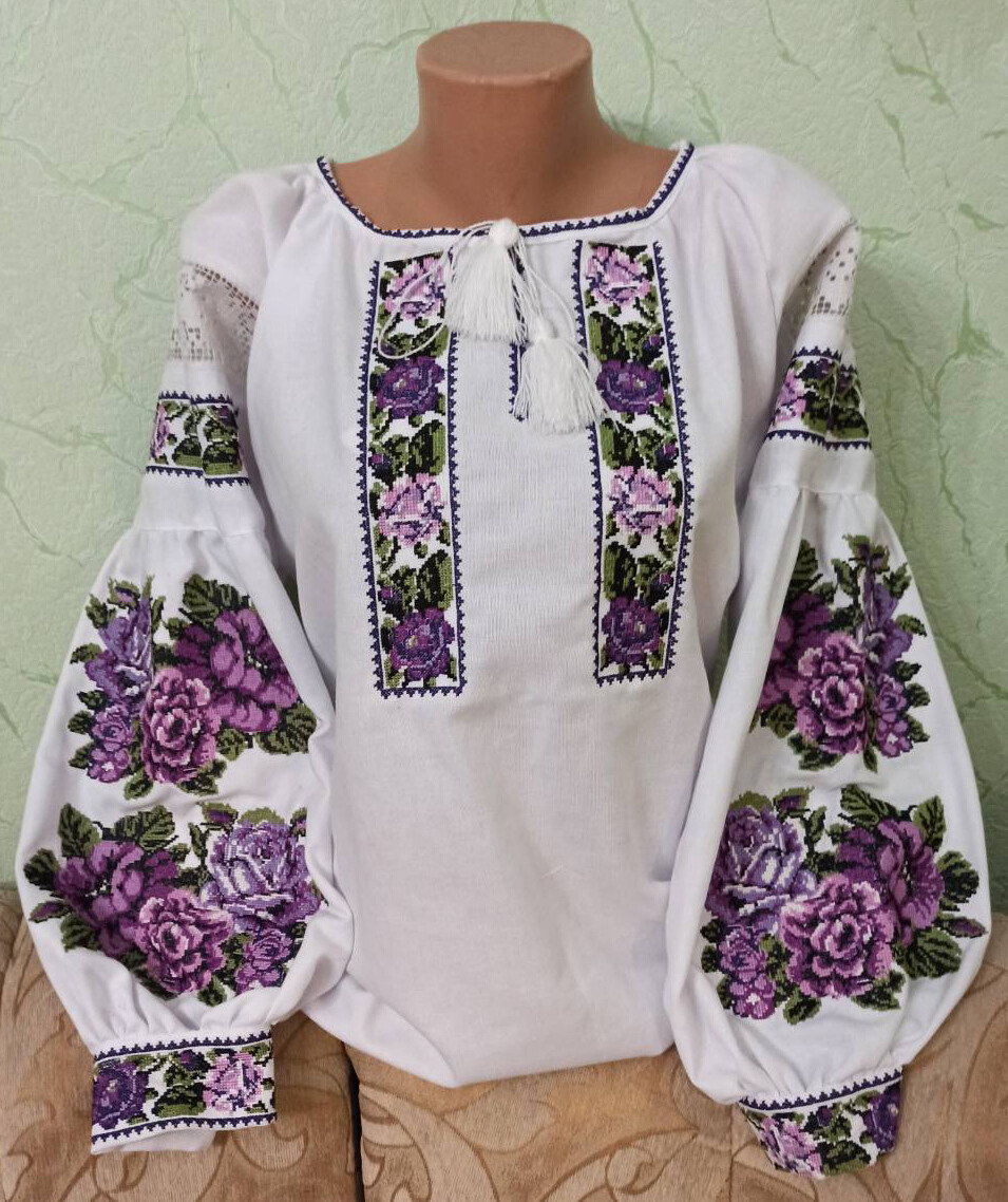Вишиванка, жіноча вишивана блузка (Арт. 02834)