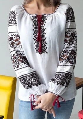 Вишиванка, жіноча вишивана блузка (Арт. 02876)