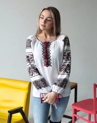 Вишиванка, жіноча вишивана блузка (Арт. 02876)