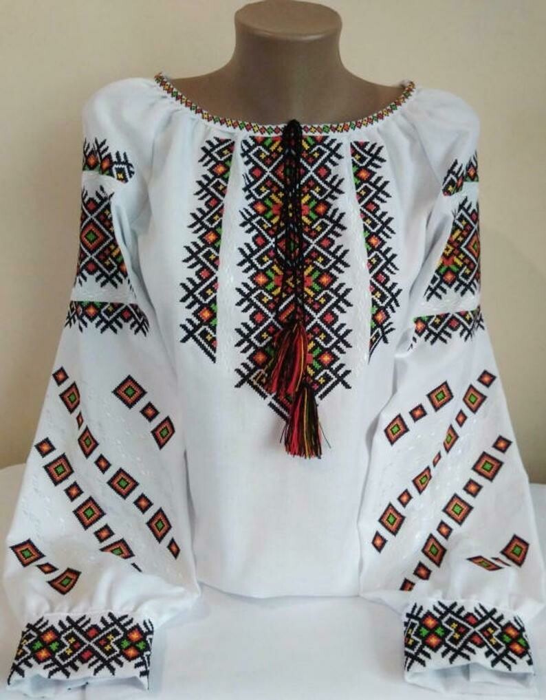 Вишиванка, жіноча вишивана блузка (Арт. 02875)