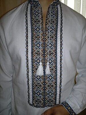 Вишиванка, чоловіча вишита сорочка (Арт. 02960)
