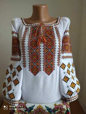 Вишиванка, жіноча вишивана блузка (Арт. 02963)