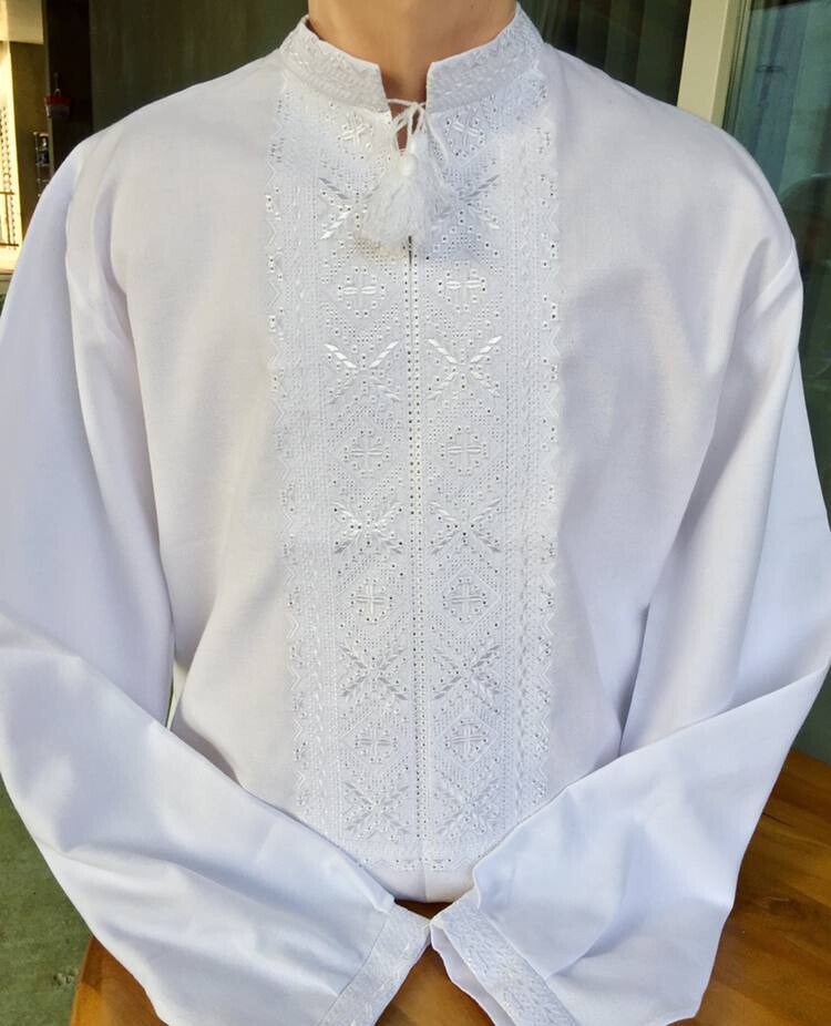 Вишиванка, чоловіча вишита сорочка (Арт. 02969)