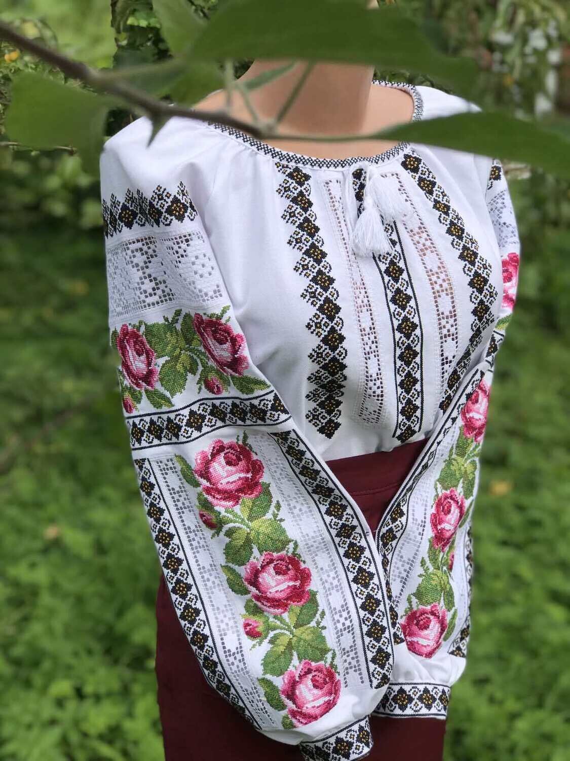 Вишиванка, жіноча вишивана блузка (Арт. 02993)