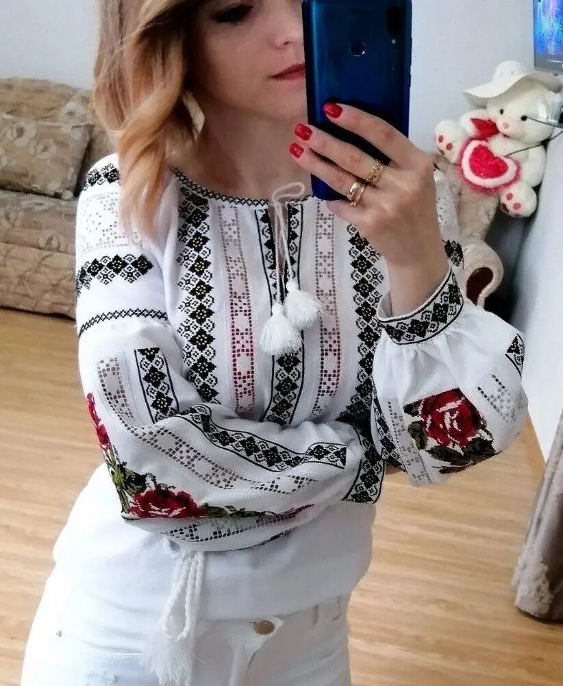Вишиванка, жіноча вишивана блузка (Арт. 03026)