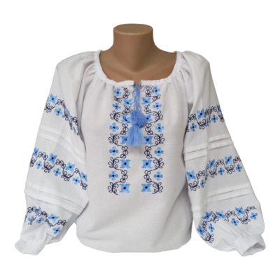 Вишиванка, жіноча вишивана блузка на домотканому полотні (Арт. 03082)