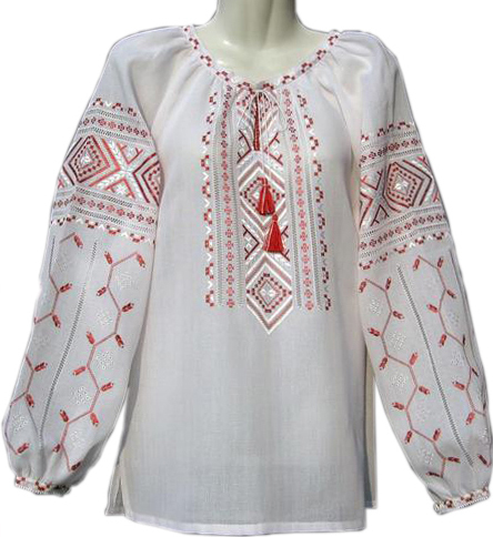 Вишиванка, жіноча вишивана блузка &quot;Красна&quot; (Арт. 00015)