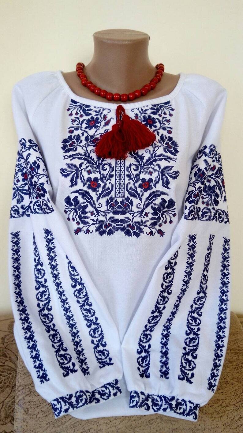 Вишиванка, жіноча вишивана блузка (Арт. 03154)