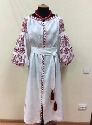 Вишиванка жіноча, сукня вишивана "Бохо" (Арт. 03160) Вишиванка жіноча, сукня вишивана "Бохо" (Арт. 03160)