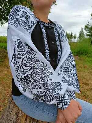 Вишиванка, жіноча вишивана блузка на домотканому полотні (Арт. 03234) Вишиванка, жіноча вишивана блузка на домотканому полотні (Арт. 03234)