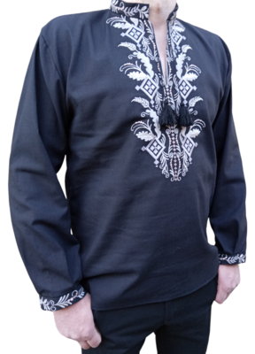 Чоловіча сорочка з унікальним орнаментом (Арт. 03235) Чоловіча сорочка з унікальним орнаментом (Арт. 03235)