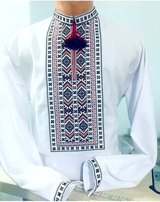 Вишиванка, чоловіча вишита сорочка ручної роботи "Стильна" (Арт. 03261) Вишиванка, чоловіча вишита сорочка ручної роботи "Стильна" (Арт. 03261)