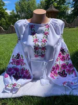 Вишиванка, жіноча вишивана блузка на домотканому полотні (Арт. 03311) Вишиванка, жіноча вишивана блузка на домотканому полотні (Арт. 03311)