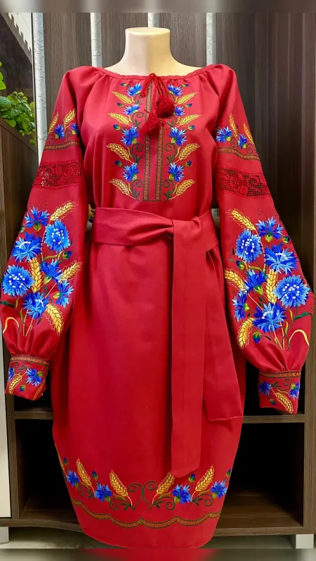 Вишиванка жіноча, сукня вишивана "Бохо" (Арт. 03353)