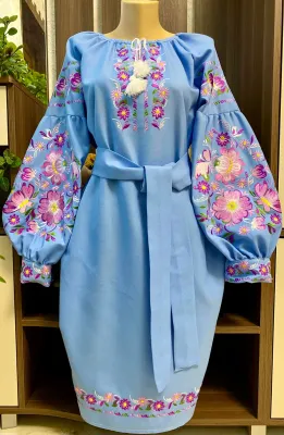 Вишиванка жіноча, сукня вишивана "Бохо" (Арт. 03357) Вишиванка жіноча, сукня вишивана "Бохо" (Арт. 03357)