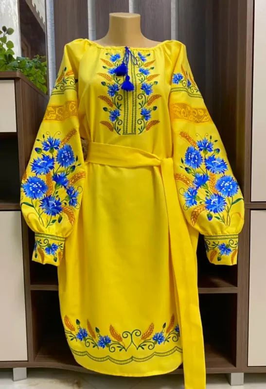 Вишиванка жіноча, сукня вишивана "Бохо" (Арт. 03352)